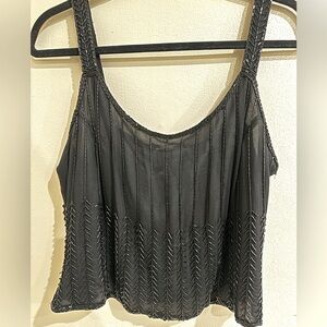 Elegant Black Sleeveless Top
